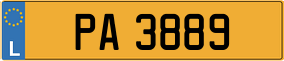 Truck License Plate